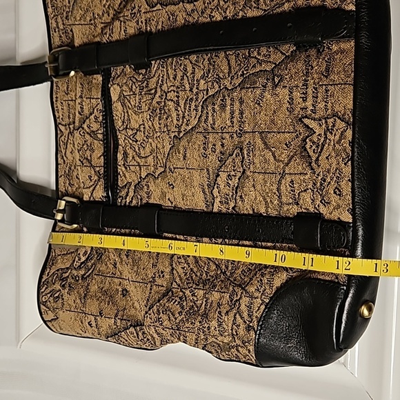Patricia Nash Large Map Tote Shoulder bag purse - Picture 10 of 12